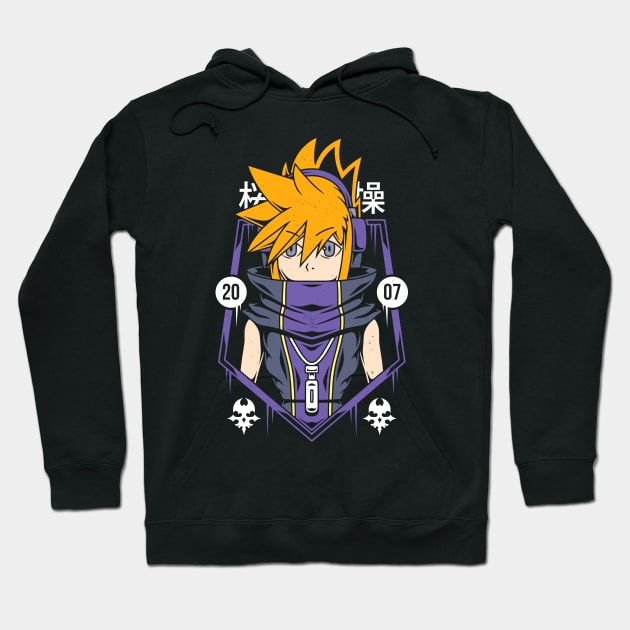 Neku TWEWY Hoodie by Alundrart